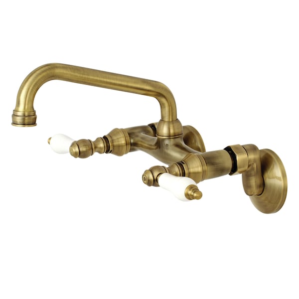 KS513AB 2-Handle Wall Mount Kitchen Faucet